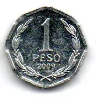 Chile - 2009 - 1 Peso