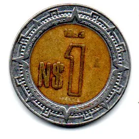 México - 1993 - 1 Peso Imagem