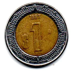 México - 1997 - 1 Peso