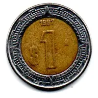 México - 1997 - 1 Peso