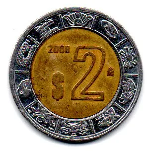 México - 2006 - 2 Pesos Imagem