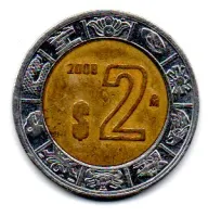México - 2006 - 2 Pesos