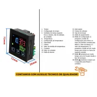 CONTROLADOR DE TEMPO E TEMPERATURA TOUCH SCREEN - Foto 3