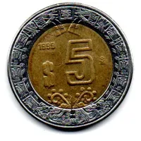 México - 1999 - 5 Pesos