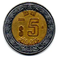 México - 2011 - 5 Pesos