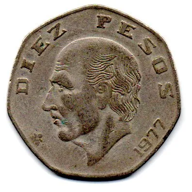 México - 1977 - 10 Centavos