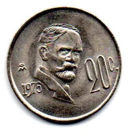 México - 1975 - 20 Centavos Imagem