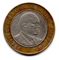 Quênia - 1995 - 10 Shillings - Foto 2