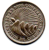Nicarágua - 1972 - 25 Centavos de Cordoba - Foto 2