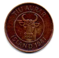 Islândia - 1981 - 10 Aurar