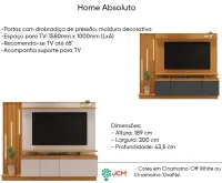 Home Absoluto com led TV até 65 2 metros  - Foto 3