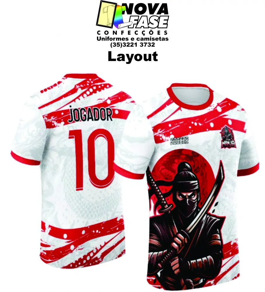 Camiseta em Dry Fit UV SAMURAI