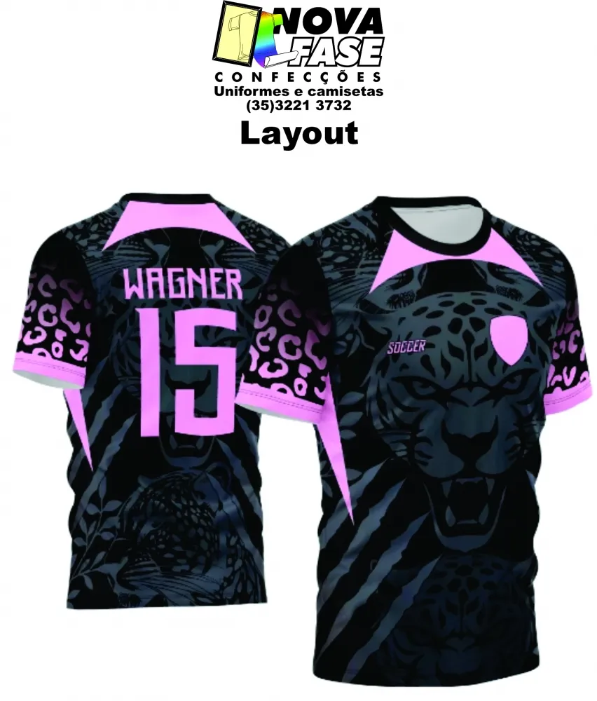 Camiseta em Dry Fit UV ONÇA