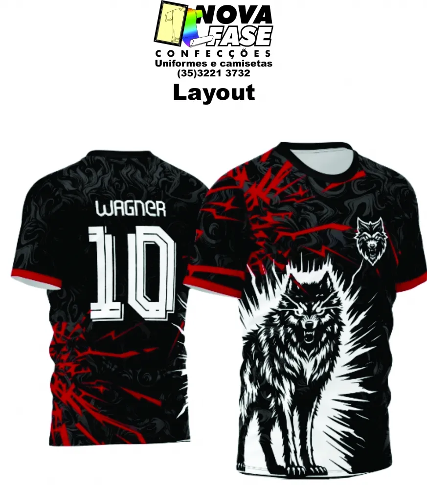 Camiseta em Dry Fit UV LOBO