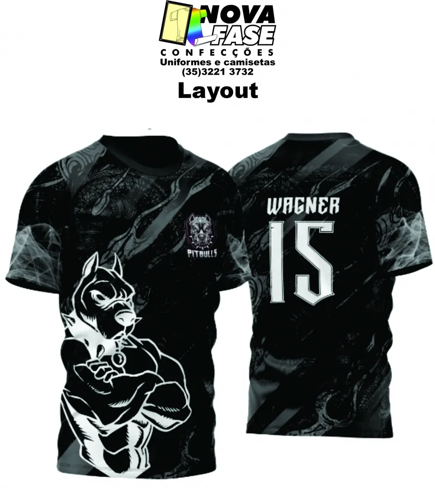 Camiseta em Dry Fit UV PITBULL Imagem