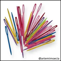 AGULHA DE TAPECEIRO DE PLÁSTICO - Foto 2