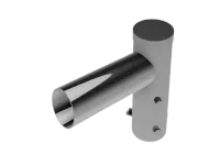 Suporte de Aço para 1 Luminárias Pública  (TOPO DE  60MM)