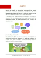 641 - Português - Gramática - Classe de Palavras - Adjetivo - 9º ano - PDF com 13 páginas - Foto 2