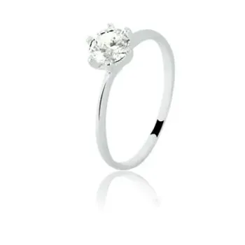 Anel de prata 950 - Aparador com pedra - 270705