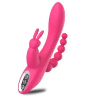 Vibrador Triplo de Ponto G, Clitóris e Ânus OLLY - VB313 - Foto 3