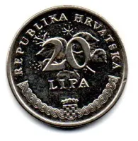 Croácia - 1993 - 20 Lipa