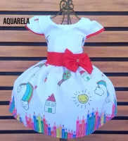 Vestido Aquarela Mod.5 PrintVIII