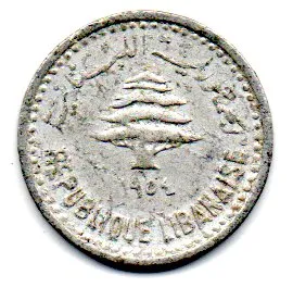 Líbano - 1954 - 5 Piastres
