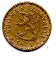 Finlândia - 1964 - 10 Pennia