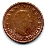 Luxemburgo - 2002 - 1 Euro Cent