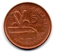 Guiana - 2005 - 5 Dollars - Foto 2