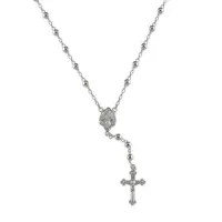 Colar de prata terço -  230550