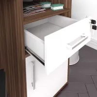 Escrivaninha  1100 com Porta e Gaveta Hall - Foto 11