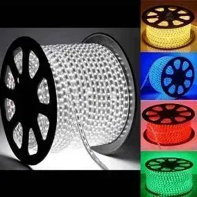 Mangueira Fita  LED Chata 3528 100 mts