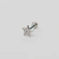 Labret Aço Cirúrgico 1.2mm - ESTRELA ACO15 - Foto 3