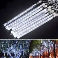Jogo 8 Tubo Led 50 CM Led Branco Frio - Snow Fall Efeito Neve - Foto 2