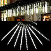 Jogo 8 Tubo Led 50 CM Led Branco Frio - Snow Fall Efeito Neve - Foto 4