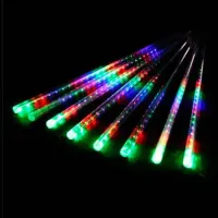 Jogo 8 Tubo Led 50 CM Led Colorida RGB - Snow Fall Efeito Neve - Foto 3