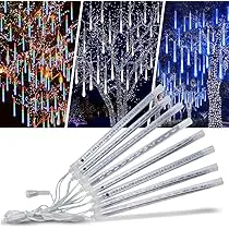 Jogo 8 Tubo Led 50 CM Led Branco Frio - Snow Fall Efeito Neve Imagem