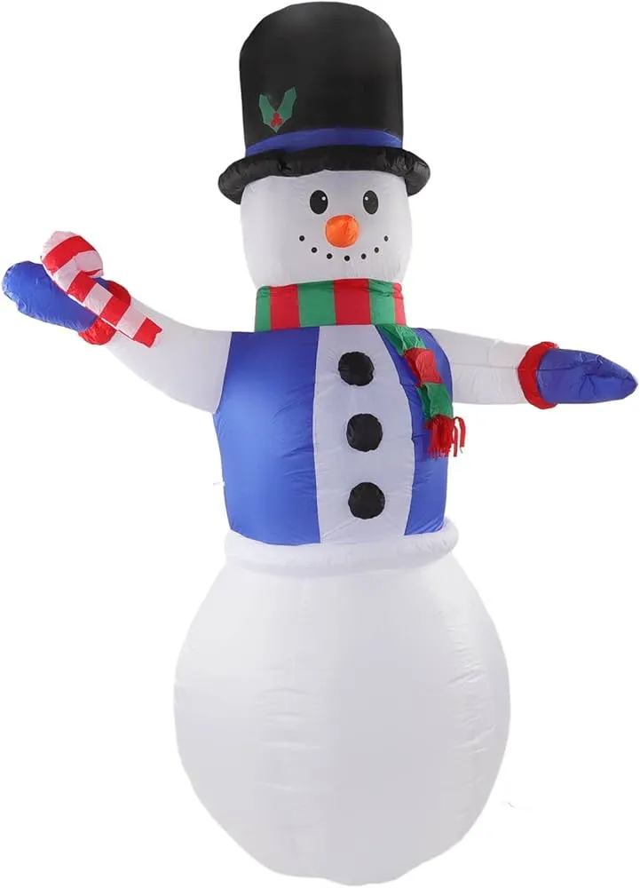 Boneco de Neve Inflável 1,20m Imagem