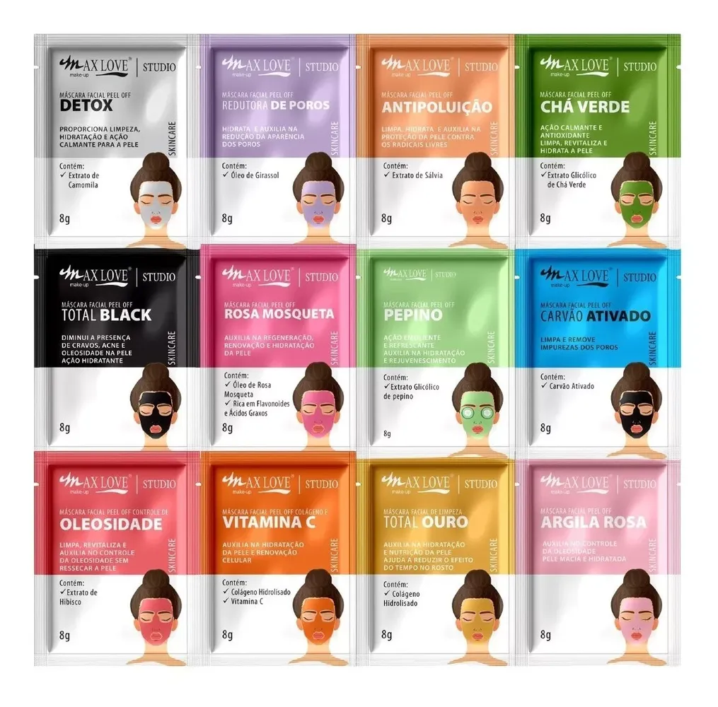 Máscara Facial Peel Off Max Love