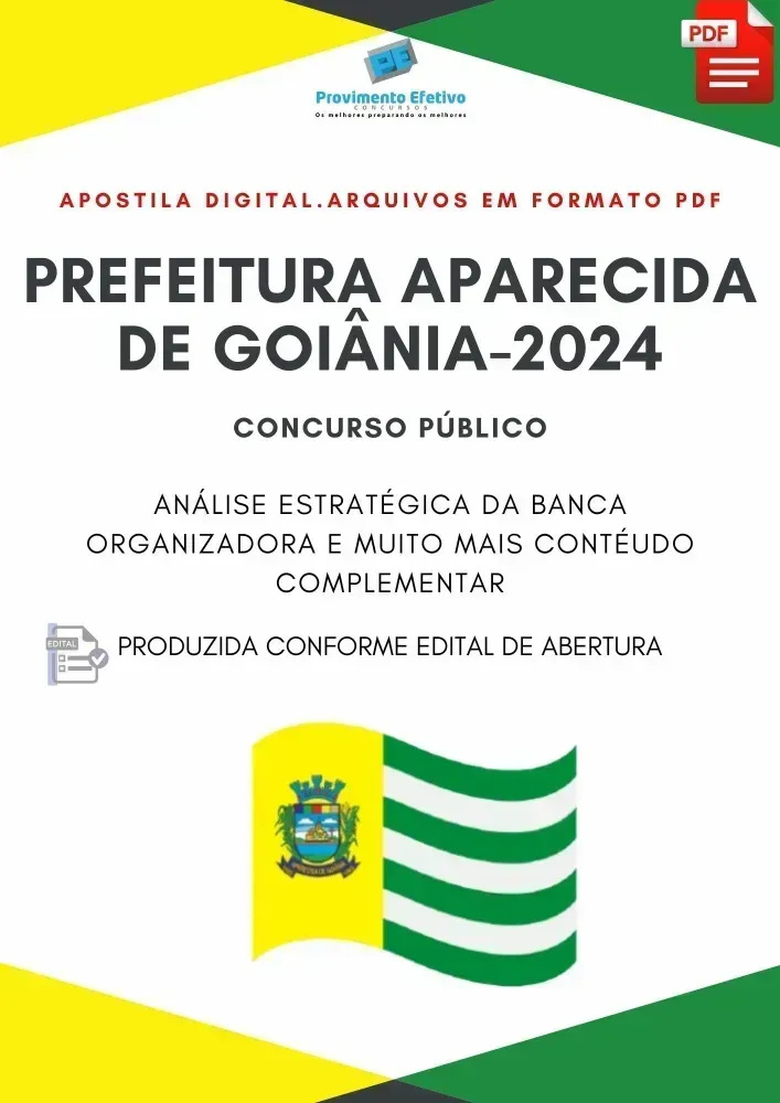 Apostila Pref Aparecida de Goiânia Psicólogo 2024
