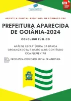 Apostila Pref Aparecida de Goiânia Auditor Biomédico  2024