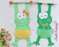 G1.737 Gabarito de Moldes  em MDF Sapinho Porta Treco - Foto 2