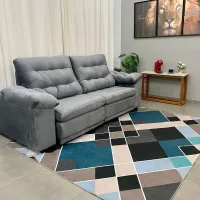 Sofá Retrátil e Reclinável Alemanha 2,25m - Foto 4