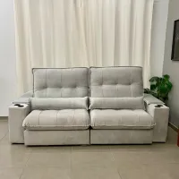 Sofá Retrátil e Reclinável Veneza 250cm