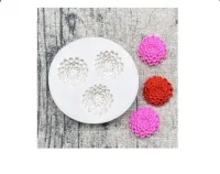 Molde de Silicone Mini Suculentinhas/Crisântemos  - Foto 4