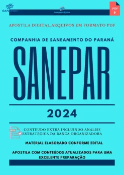 Apostila SANEPAR 2024 Agente de Suporte