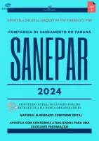 Apostila SANEPAR 2024 Agente de Suporte