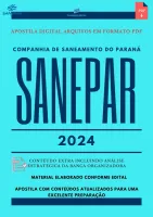  Apostila SANEPAR 2024 Técnico Ambiental