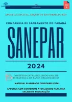 Apostila SANEPAR 2024 Técnico Enfermagem do Trabalho